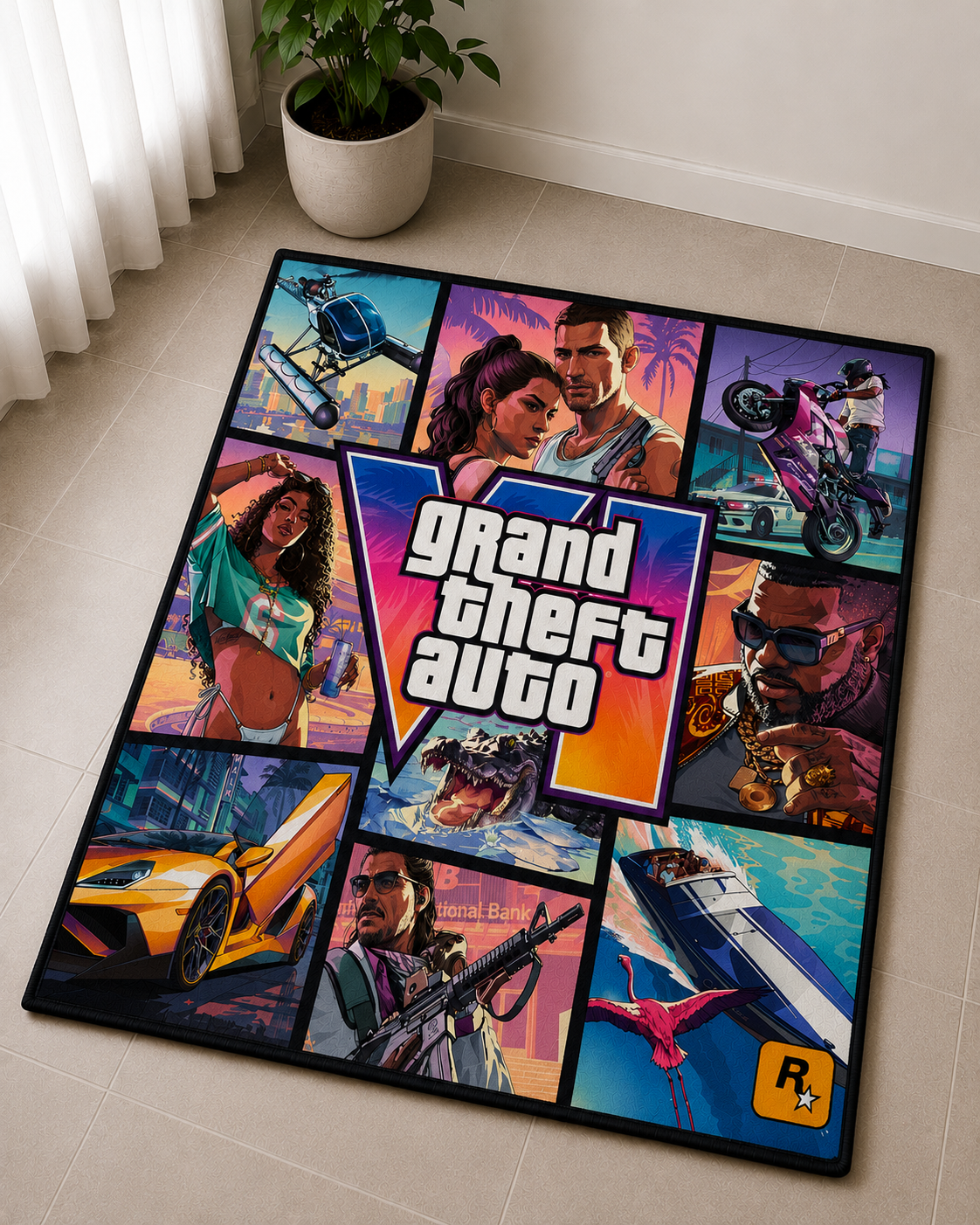 Alfombra Gamer Antideslizante