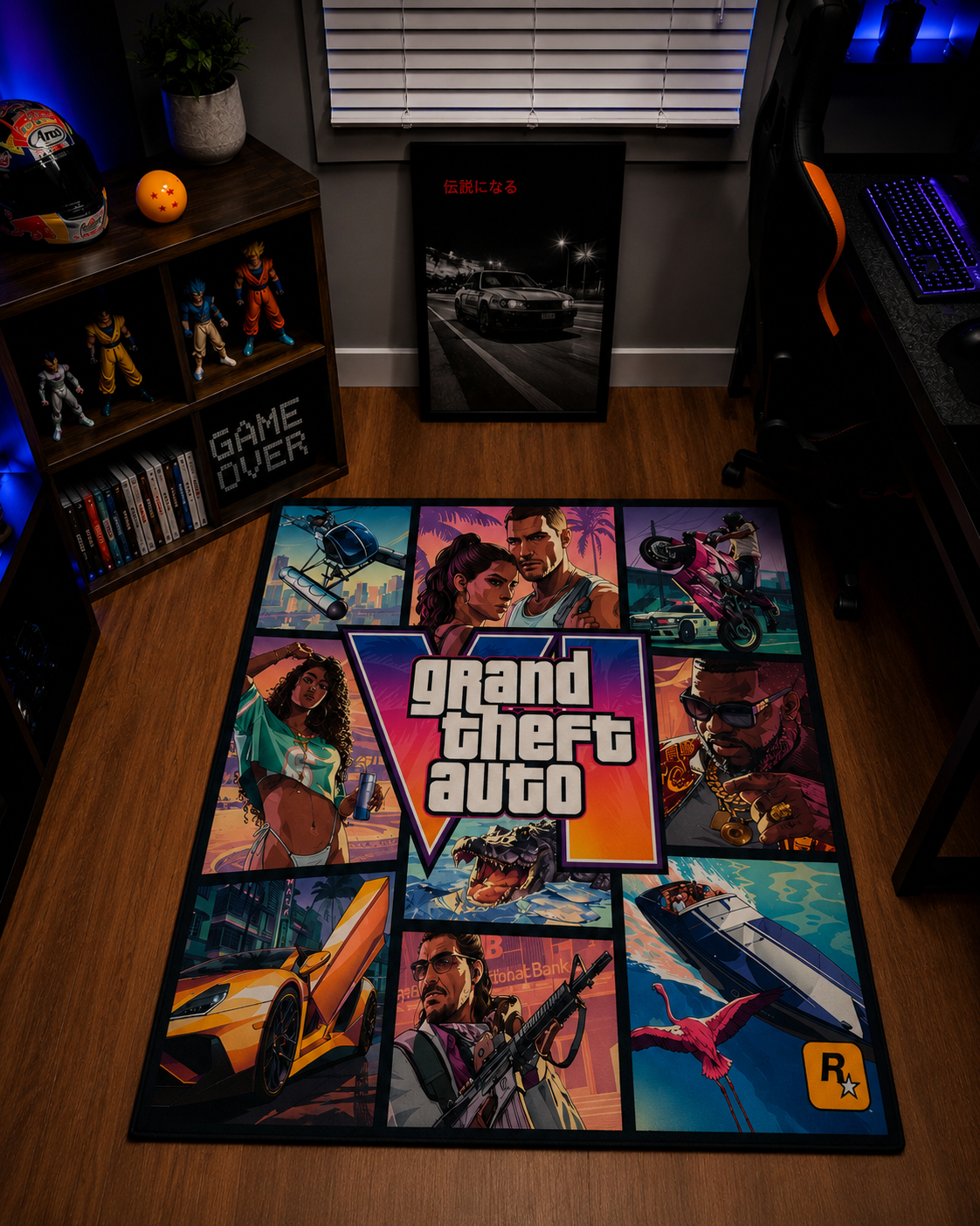 Alfombra Gamer Antideslizante