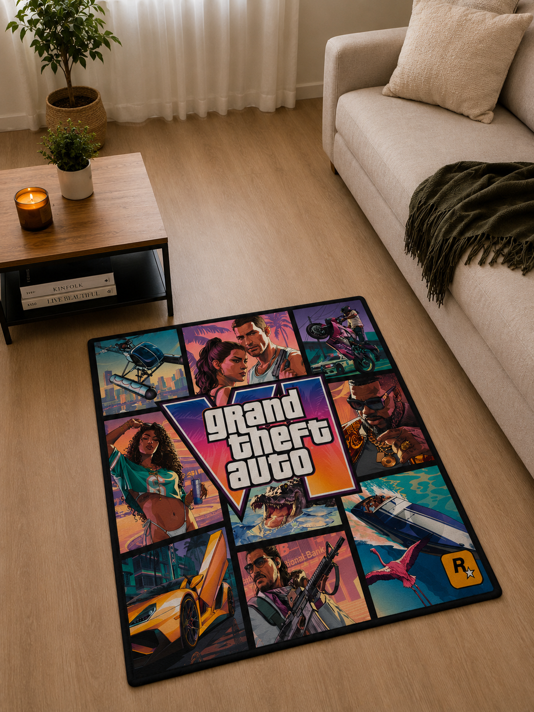 Alfombra Gamer Antideslizante